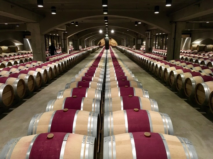 Robert Mondavi's Barrel Cellar in their Oakville Napa Valley Winery